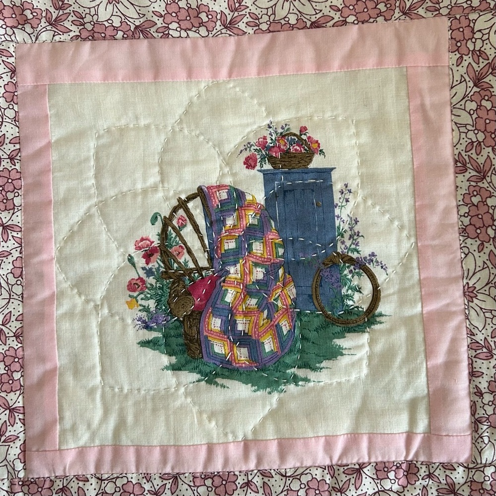 Country Cottage | Patchwork Lap Quilt - Picture 10 of 15